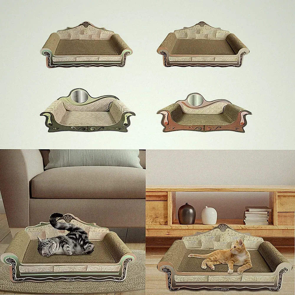 Katzenkratzer, Schlafsofa, Katzenkratzbrett, Kratzbäume, Hausliege, Karton