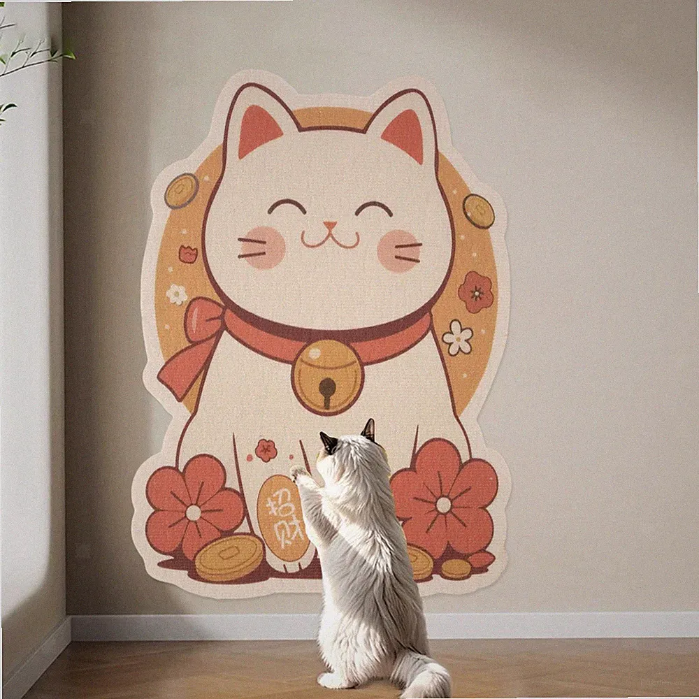 Katzenkratzmatte, selbstklebend, für Wand, Sofa, Kletterteppich