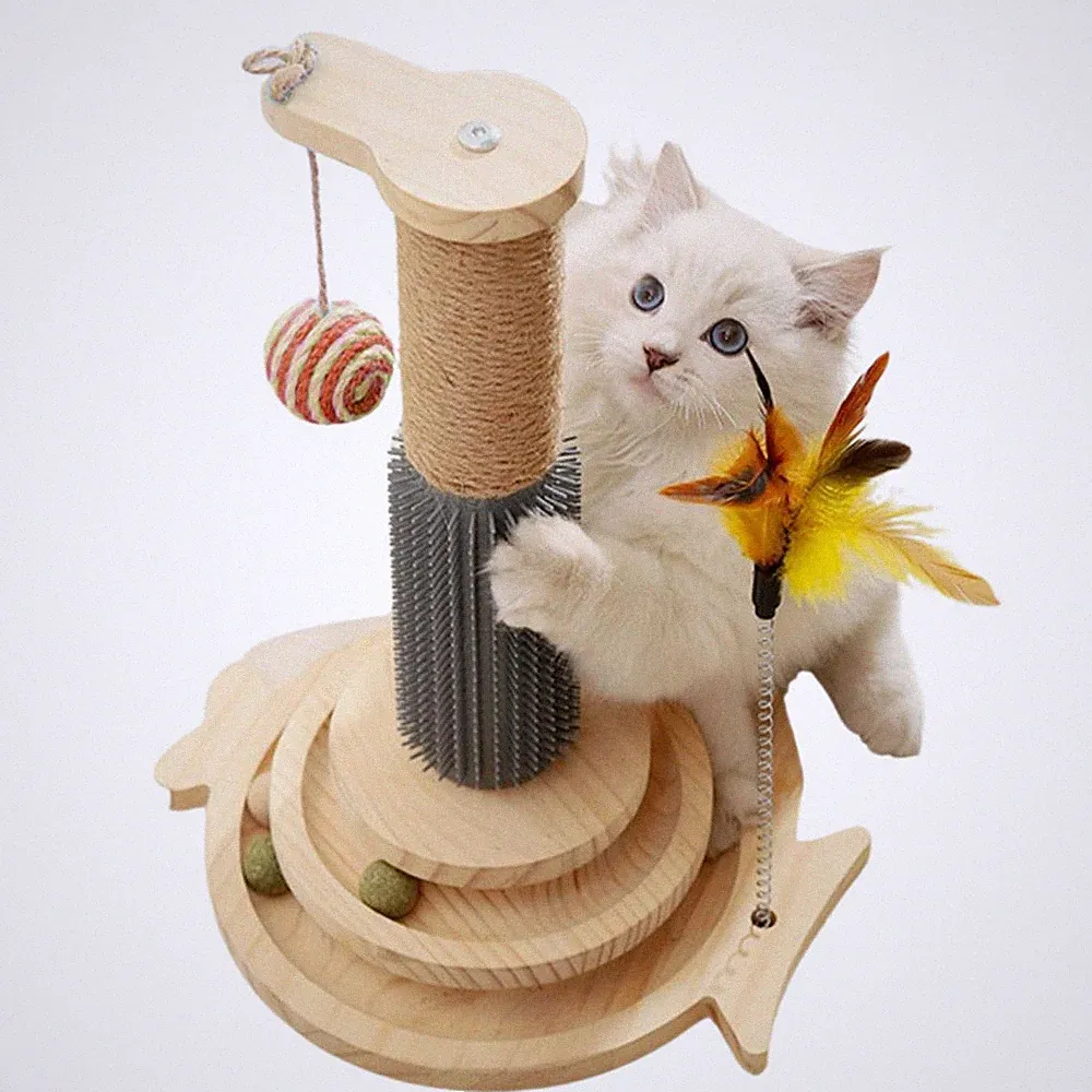Katzenspielzeug Selbstbeschäftigung Katze Sisal Seil Kratzbaum Kitten Spielzeug
