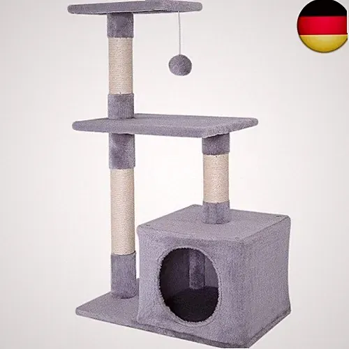 KB00253 by dibea Kratzbaum Kletterbaum Katzenkratzbaum Katzenbaum Höhe 85 cm Hel
