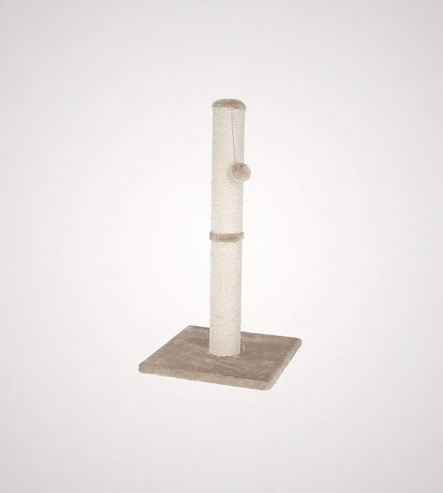 Kerbl Kratzsäule Opal Maxi (Farbe beige, L x B x H 38 x 38 x 78 cm) 81590