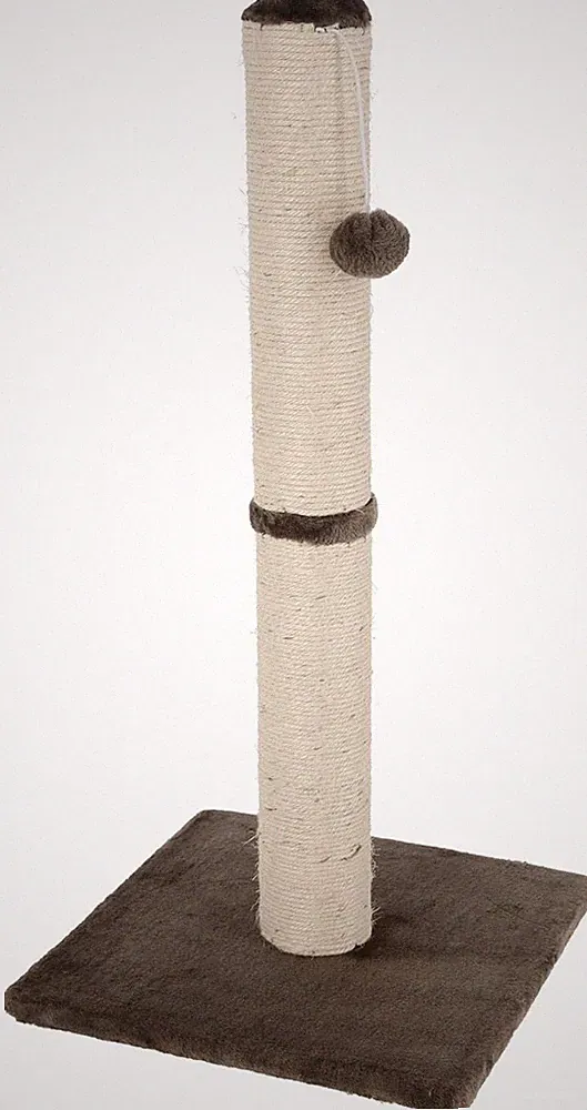Kerbl Pet Pet Kratzsäule Opal-Maxi für Katzen, mit Spielball, Ø 9cm, 38x38x78cm