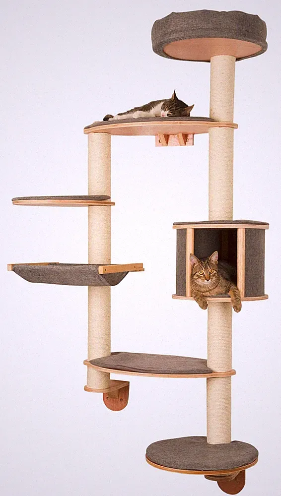 KERBL Wandkratzbaum DOLOMIT XL TOFANA Katzen Kratzbaum Kletterbaum Wandmontage