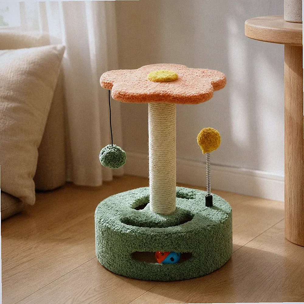 Kleiner Kratzbaum Spiel- und Kratzplatz kleiner Katzen-Spielbaum für Wohnung