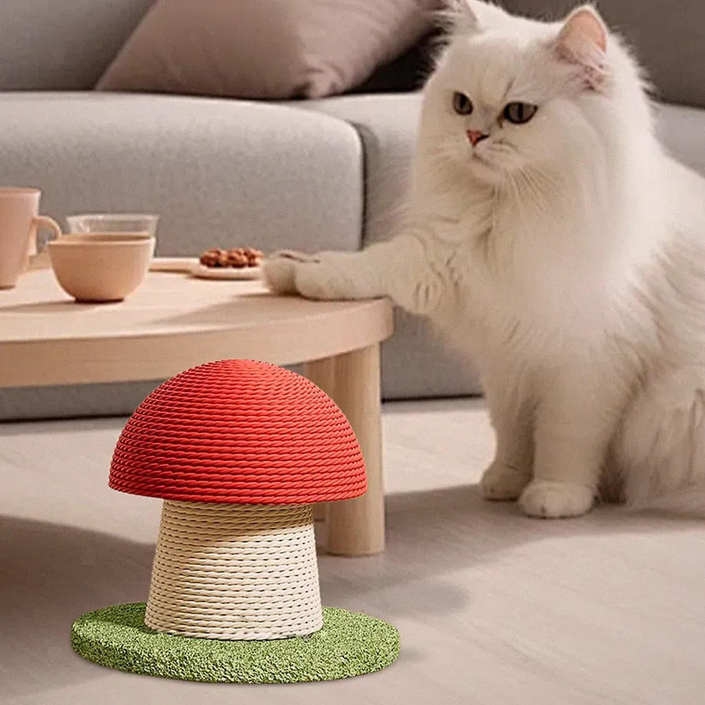 Kratzbäume für Katzen, Pilzform, Kletterstange für Katzen zum