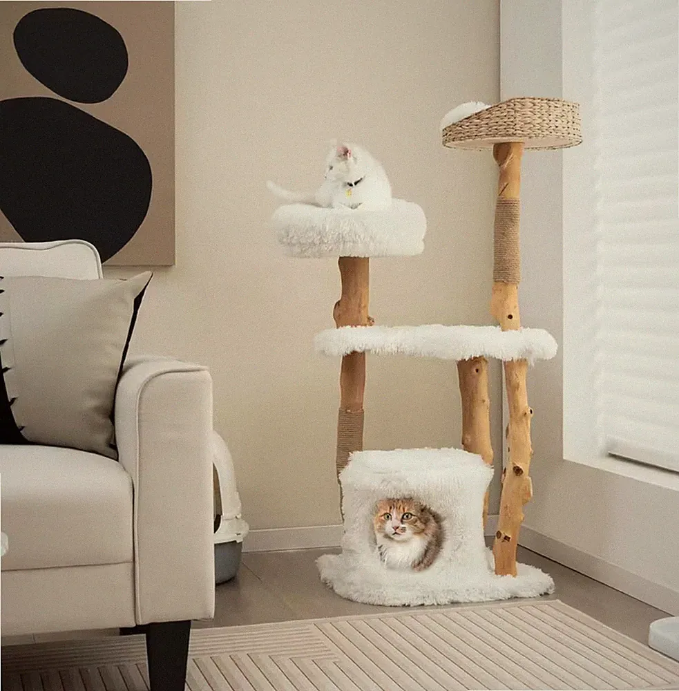Kratzbaum, 124cm, Kratzbäume, Katzenmöbel, Katzenbaum, Katzen, Kitten