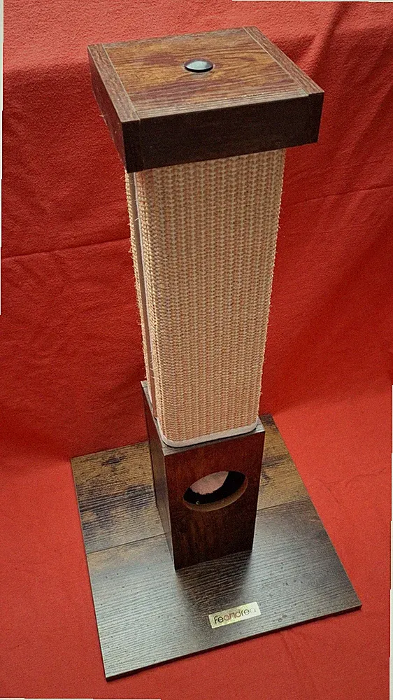 KRATZBAUM - 73 cm hoch / 10 cm dicker Stamm - Säule aus natürlichem Sisalseil