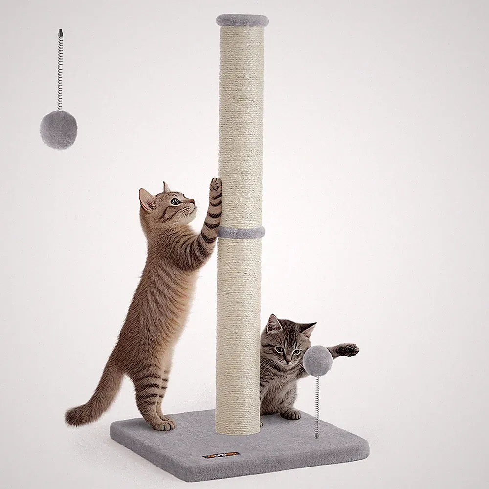 Kratzbaum, 85 cm hoch, Kratzsäule, Katzenbaum, Kratzstamm für Kätzchen und No...