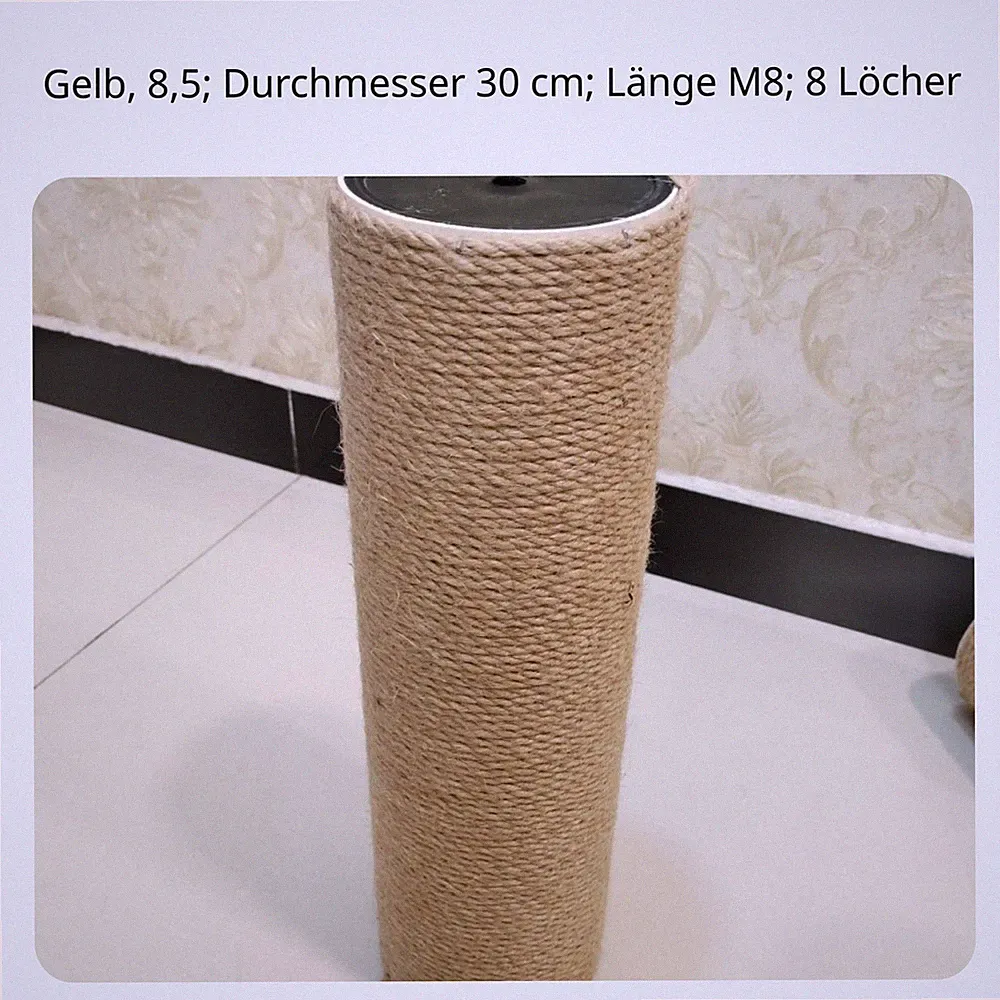 Kratzbaum-Ersatz, Sisal-PVC-Kratzsäule, DIY für Katzen