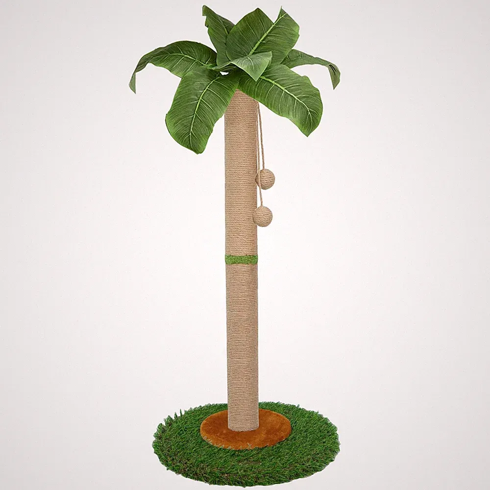 Kratzbaum für IndoorKatzen und Kätzchen, 60 cm hoch, Katzenkratzbaum mit Sisa...