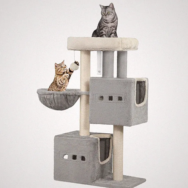 Kratzbaum für Katzen, 98 cm Höhe