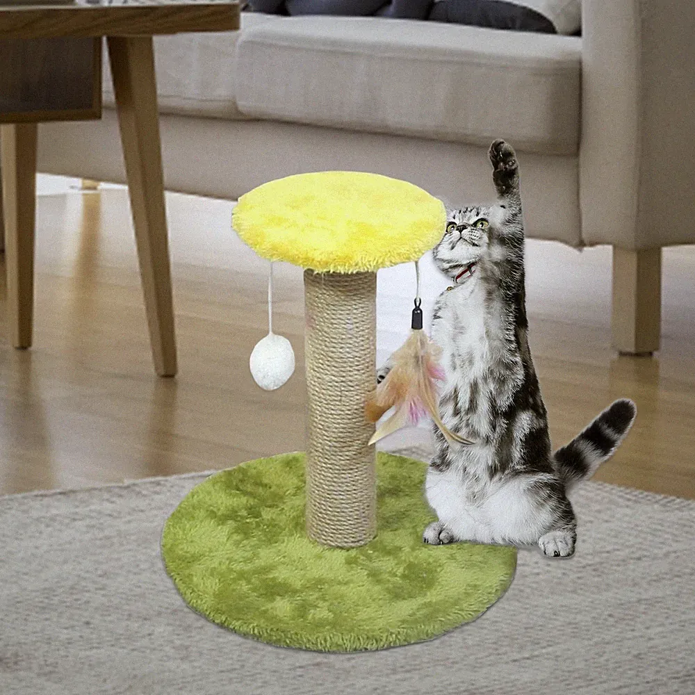 Kratzbaum für Katzen, Kratzbaum aus Sisalseil, langlebig für Kätzchen