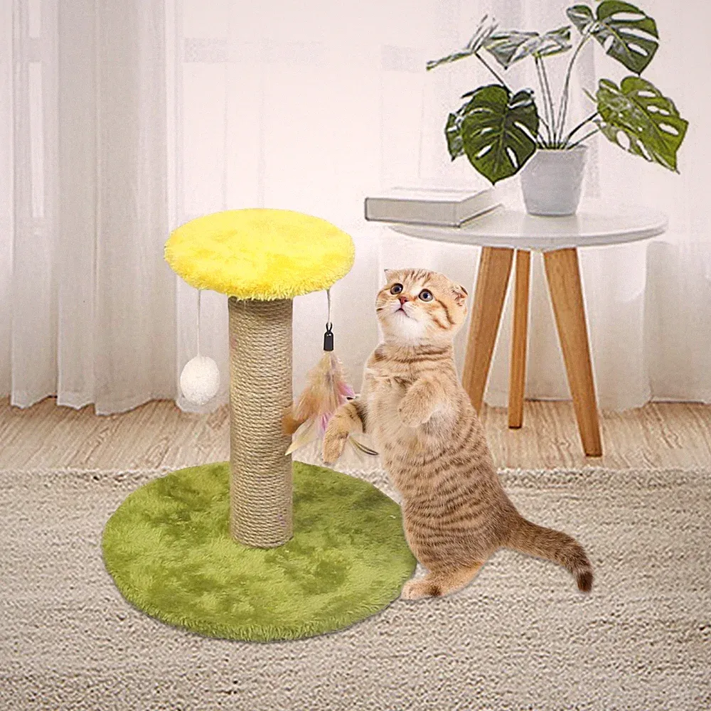 Kratzbaum für Katzen, Sisalseil, Kratzbaum, Schützt Ihre Möbel, Interaktives