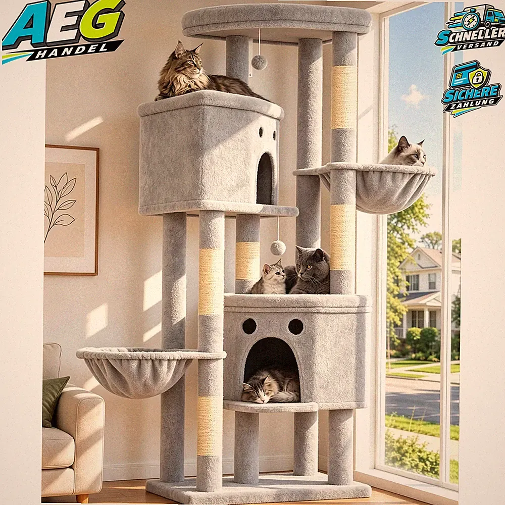 großer kratzbaum für große katzen
