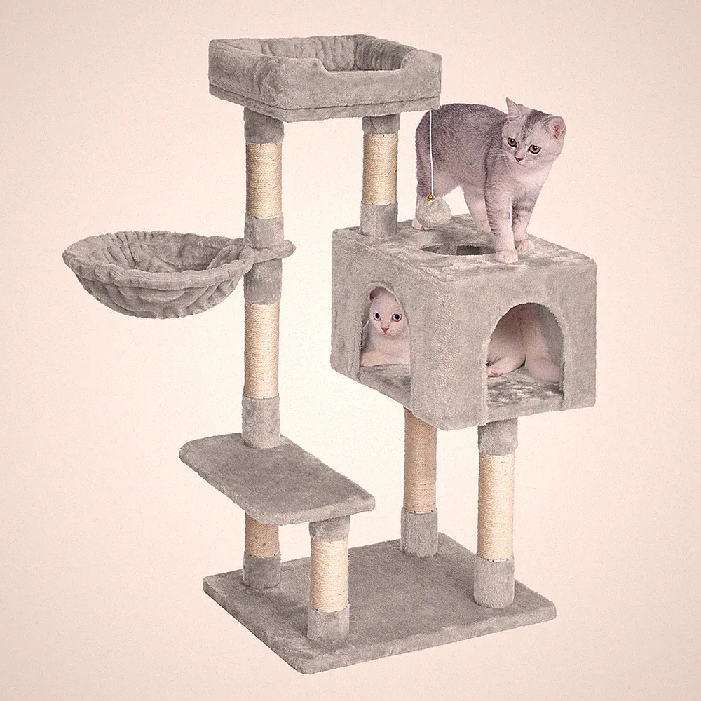 Kratzbaum Katzenbaum Katzenkratzbaum Kletterbaum Spielbaum für Katzen 100 cm XL