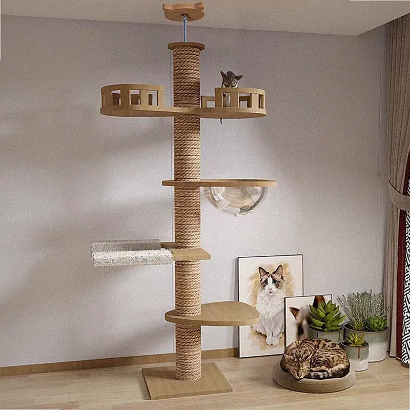 Kratzbaum Katzenbaum Katzenkratzbaum Kletterbaum Spielbaum für Katzen 265 cm XXL
