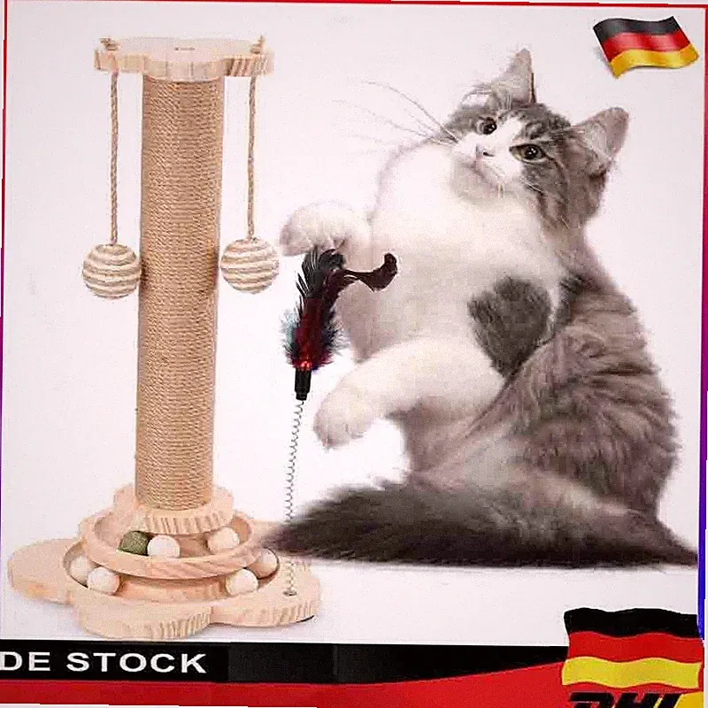 Kratzbaum Katzenbaum Katzenkratzbaum Kletterbaum Spielbaum für Katzen 45cm NEU