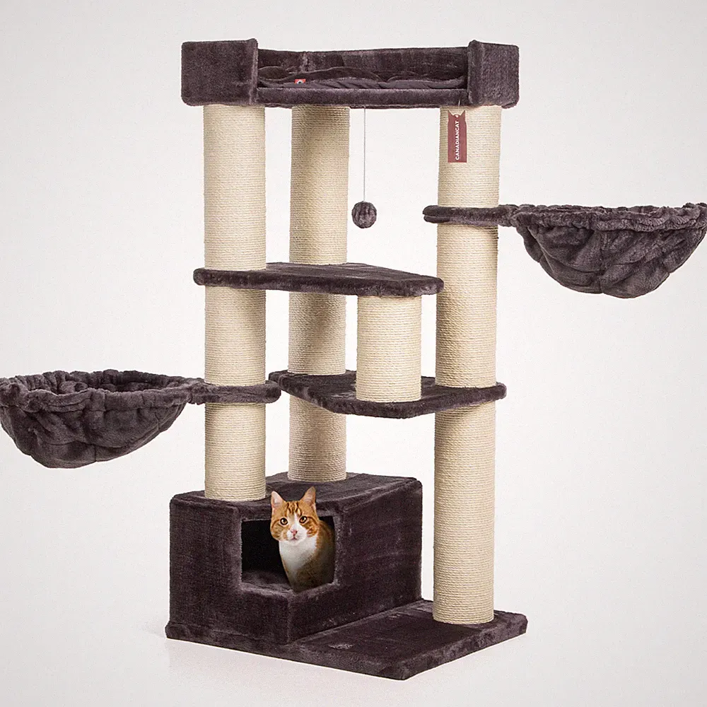 Kratzbaum Katzenbaum Katzenkratzbaum Kletterbaum Spielbaum Vancouver, ca. 140 cm