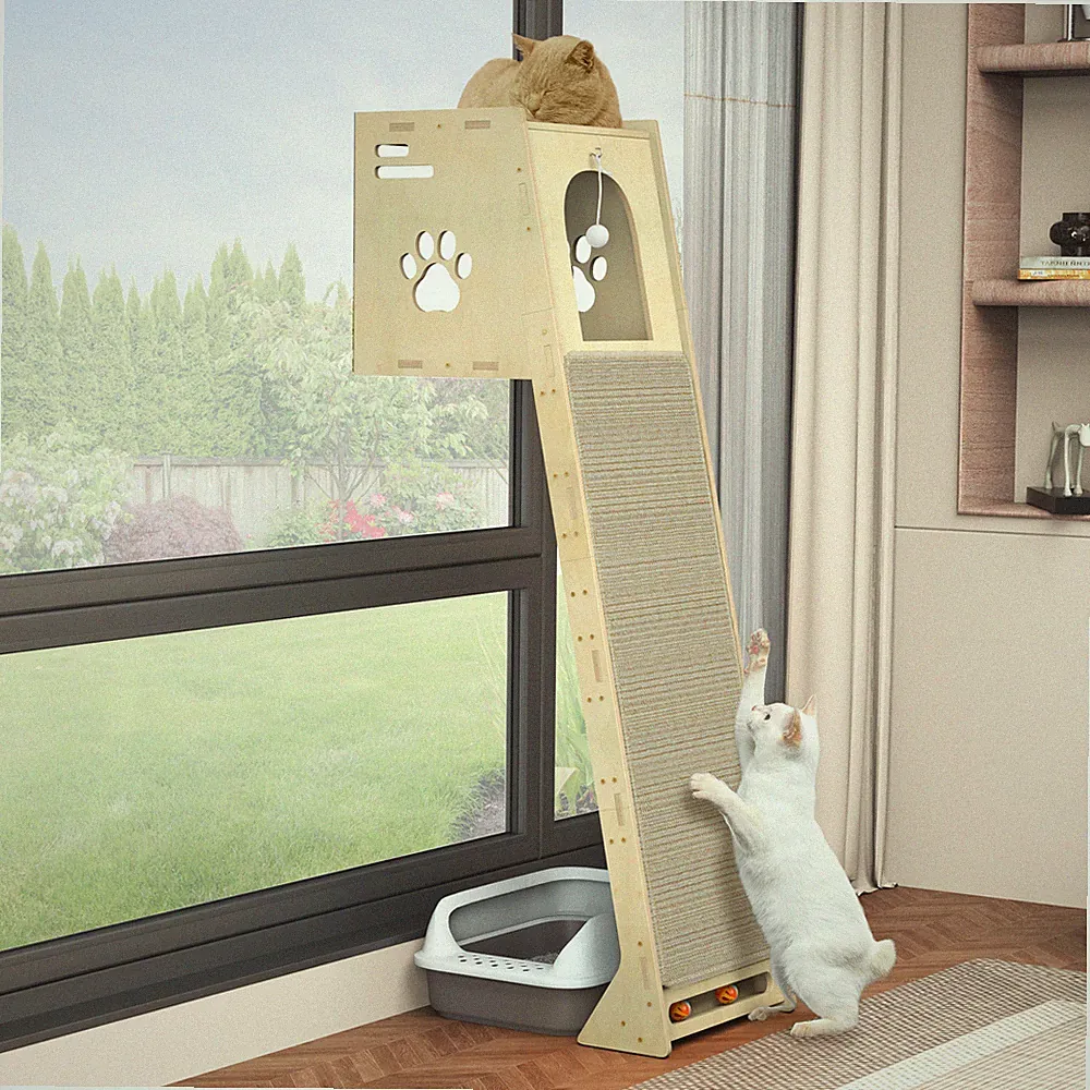 Kratzbaum Katzenbaum Sisal Katzen Kletterbaum 150 cm Katzenkratzbaum Kletterturm