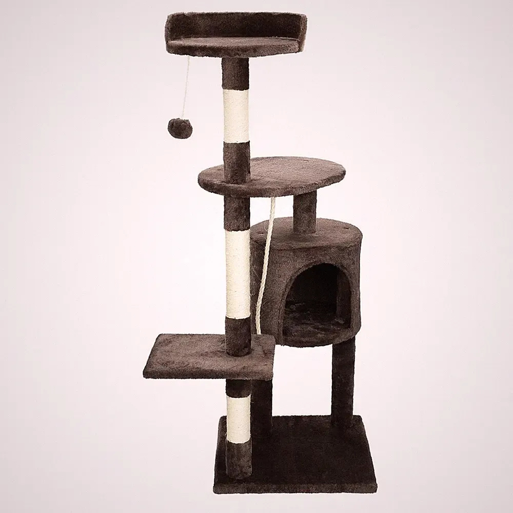 Kratzbaum Katzenbaum Sisal Kletterbaum Katzen Kletterturm Stabil Katzenspielzeug