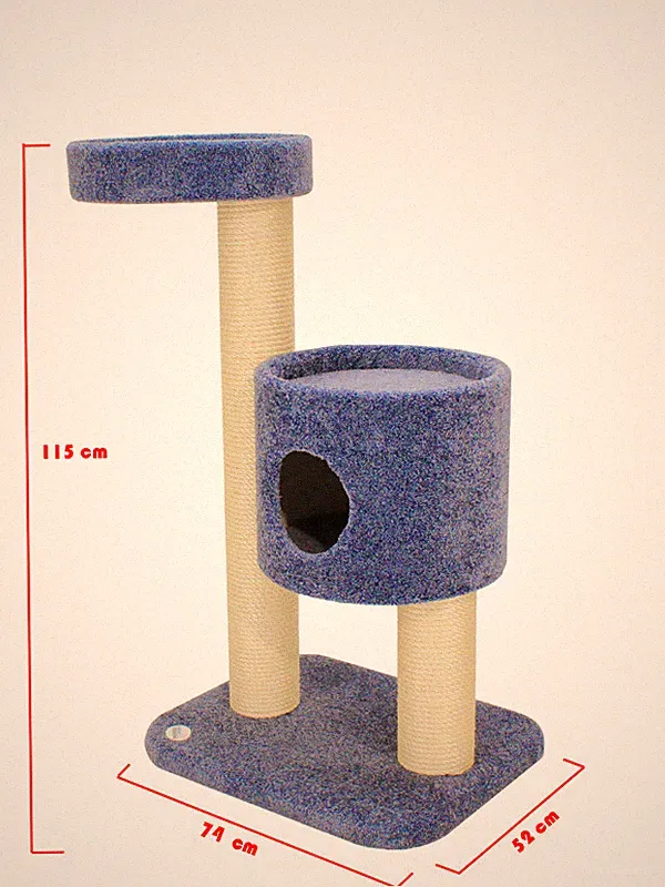Kratzbaum Katzenbaum Teppich Katzenkratzbaum Katzen Kletterbaum SISAL 115cm/23kg