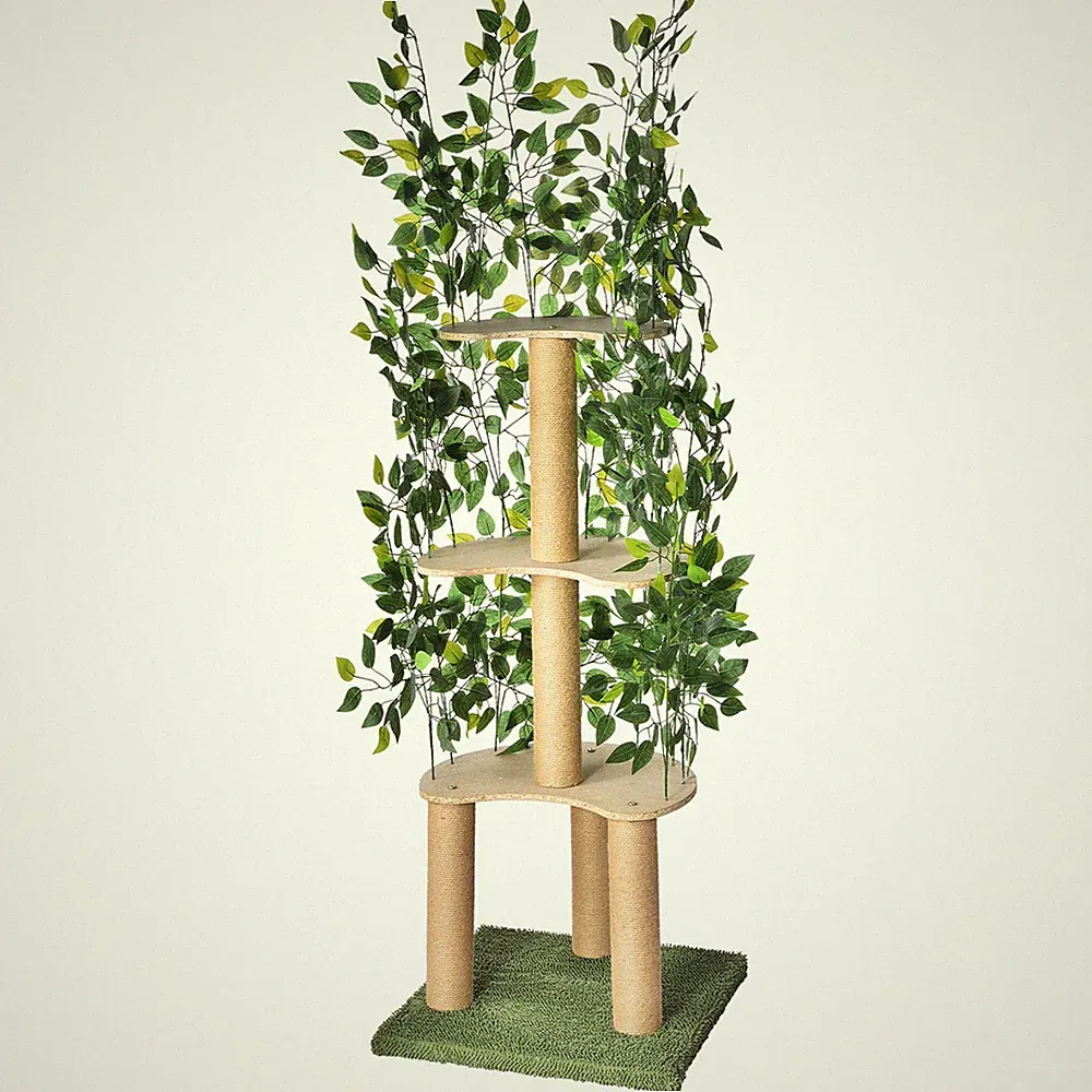 Kratzbaum Katzenbaum XXL Kletterbaum Katzenkratzbaum Katzen Jute 150 cm