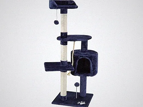 Kratzbaum Katzenkratzbaum Kletterbaum Katzenbaum Katzen Spielbaum 112 cm.