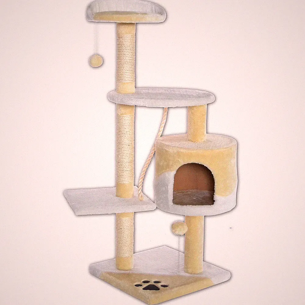 Kratzbaum Kitty Kratzmöbel Katzenbaum Katzenmöbel Katzenhöhle 4 Ebenen