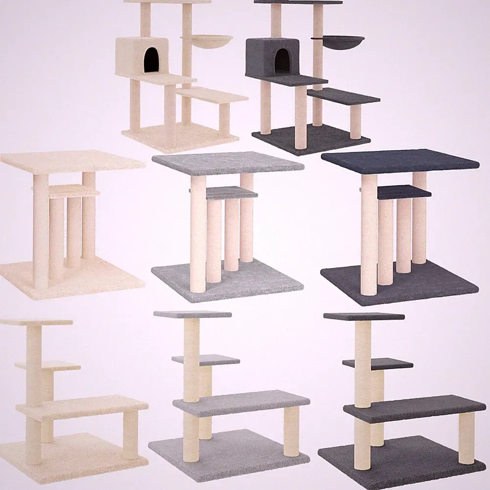 Kratzbaum Kletterbaum Stabil Katzenkratzbaum Katzenbaum Kratzmöbel Spielbaum Neu
