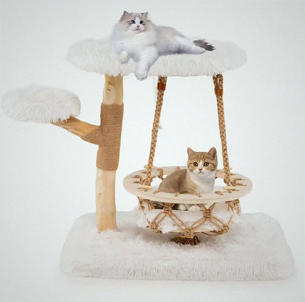 Kratzbaum, Kratzbäume, Katzenkratzbaum, H: 66 Katzenmöbel, Kitten, Katzenbaum