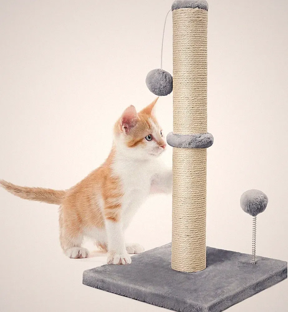 Kratzbaum Kratzstamm 54cm Kratzsäule für Katzen Ultimate Natürlichem Sisalseil K