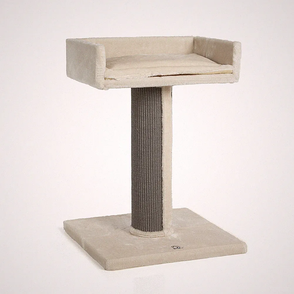 Kratzbaum Kratzstamm XL Residence beige-anthrazit mit extra dicker KratzSäule