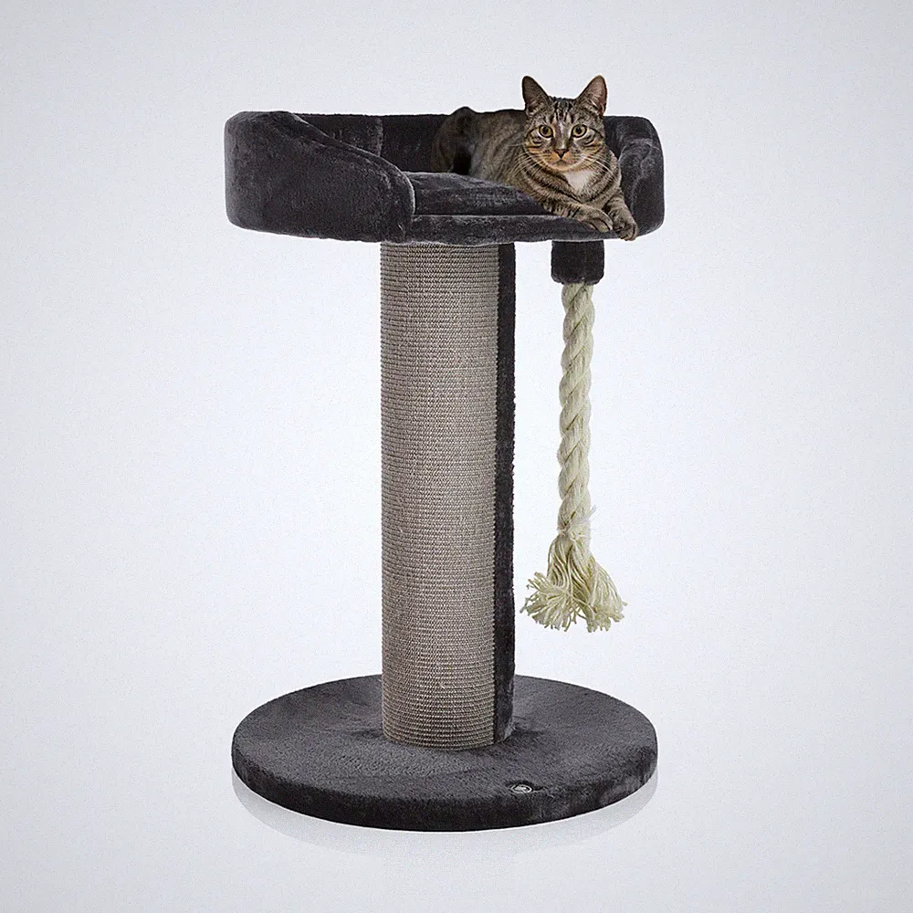 Kratzbaum Kratzturm Kratzstamm Katzen Bett Ontario XXL - 20cm extra dicke Säule