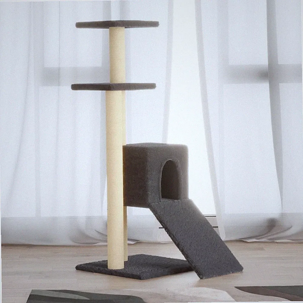Kratzbaum mit Sisal-Kratzsäulen 92cm Katzenbaum Katzen mehrere Auswahl vidaXL
