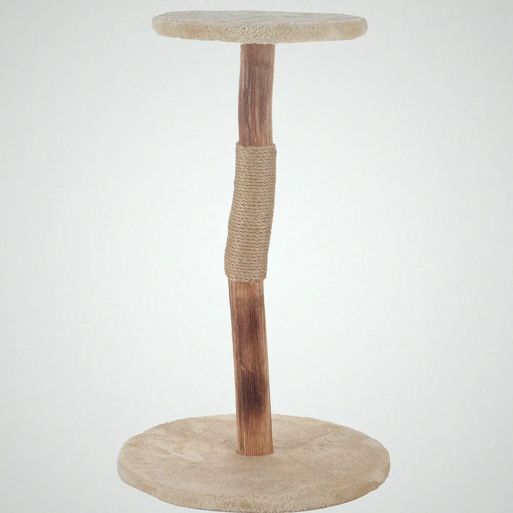Kratzbaum Noah Natural Wood beige für Katzen - Duvo+ 50x50x66 cm