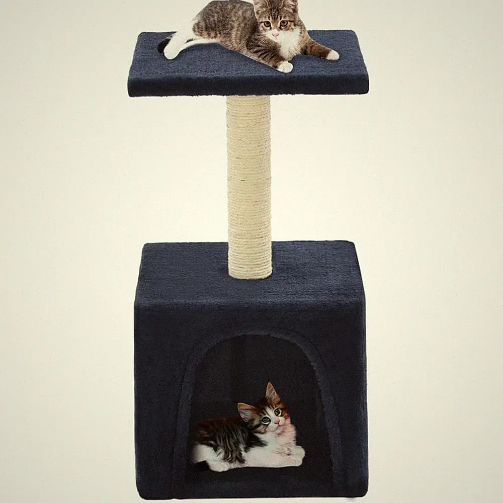 Kratzbaum Sisal Katzenkratzbaum Kletterbaum mit Plattform für Katzen Katzenmöbel
