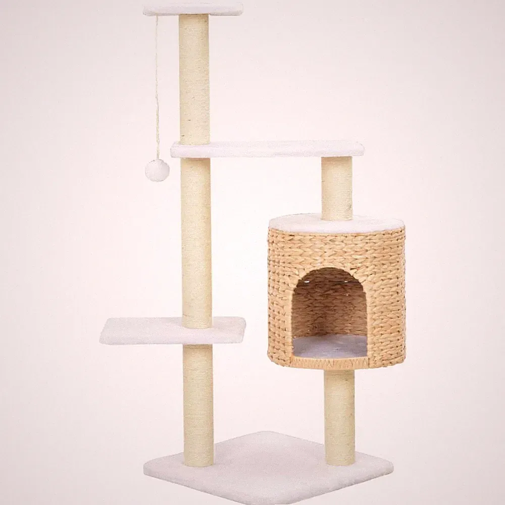 Kratzbaum Sisal Seegras 107 cm Katzenbaum Katzenkratzbaum Kletterbaum vidaXL