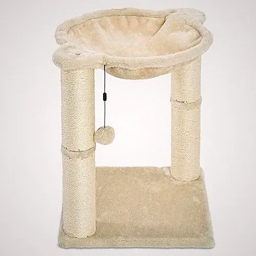 Kratzbaum Turm mit Kratzbaum und Hängemattenbett für Indoor Katze