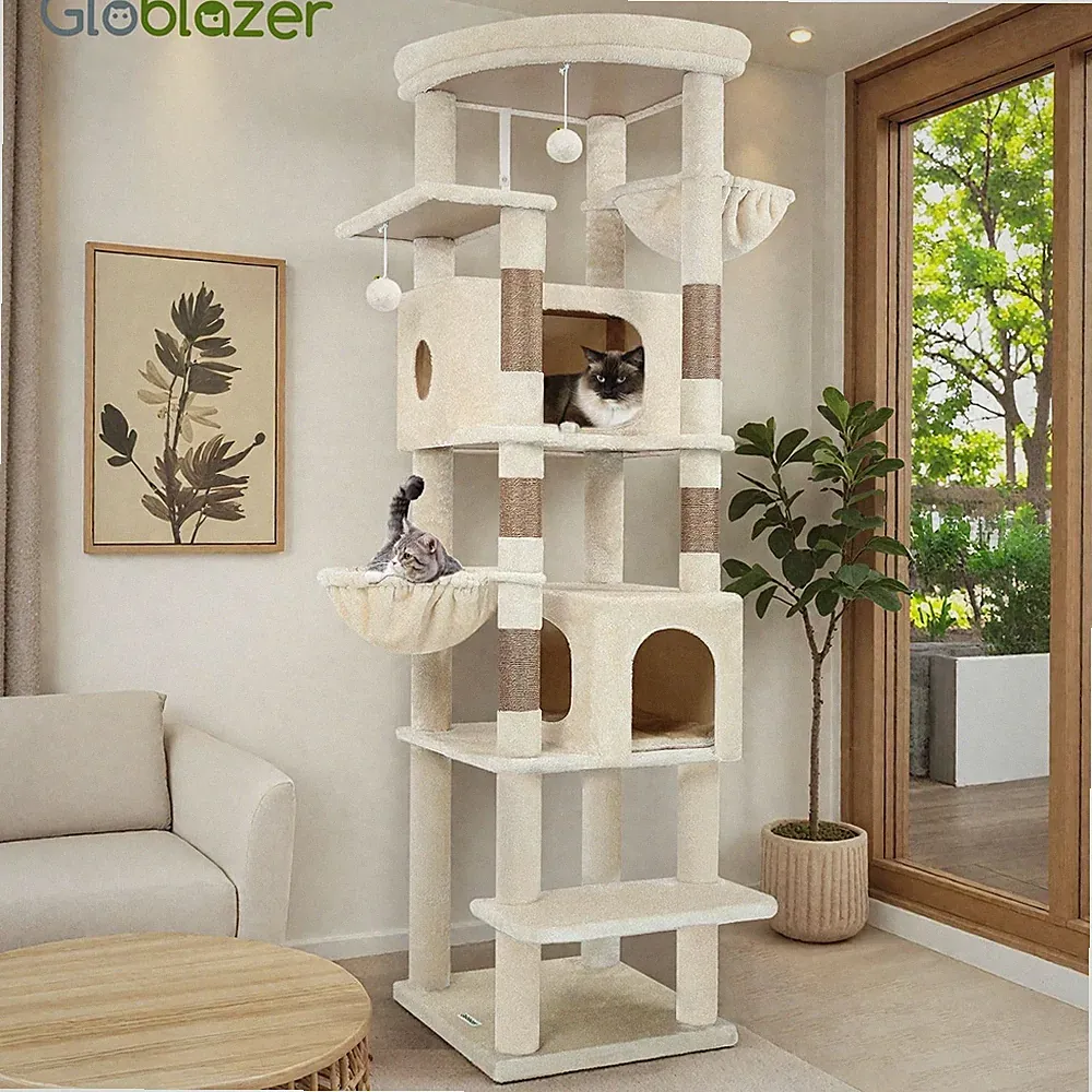 Kratzbaum XXL 188 cm – extra stabil, für große & schwere Katzen