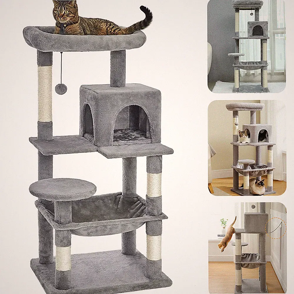 KRATZBAUM XXL KATZENBAUM SISAL GROSSE KATZEN KLETTERBAUM 143 CM KATZENKRATZBAUM