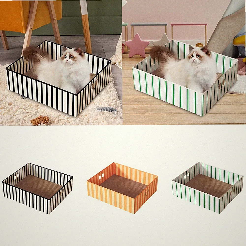 Kratzbrett für Haustiere, Katzenkratzbox, Kratzbäume für Ställe
