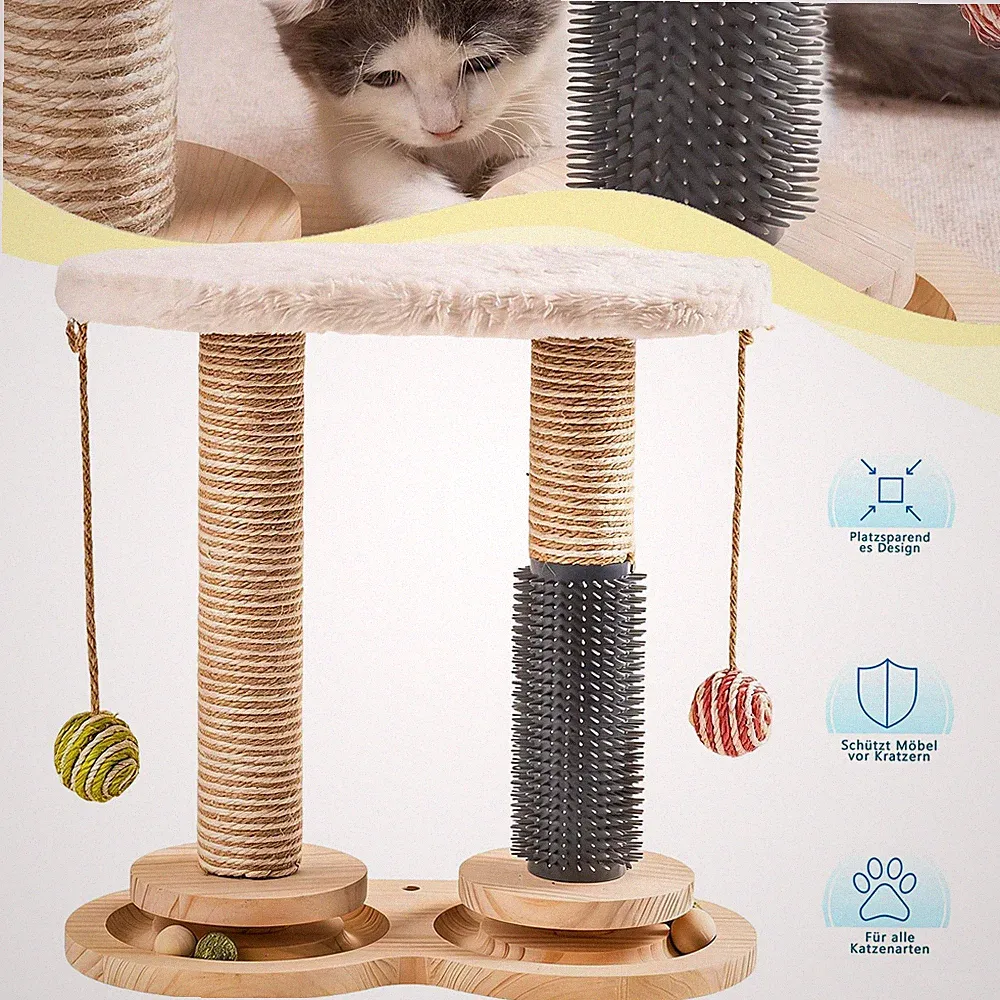 Für kleine Katzen Kratzsäule