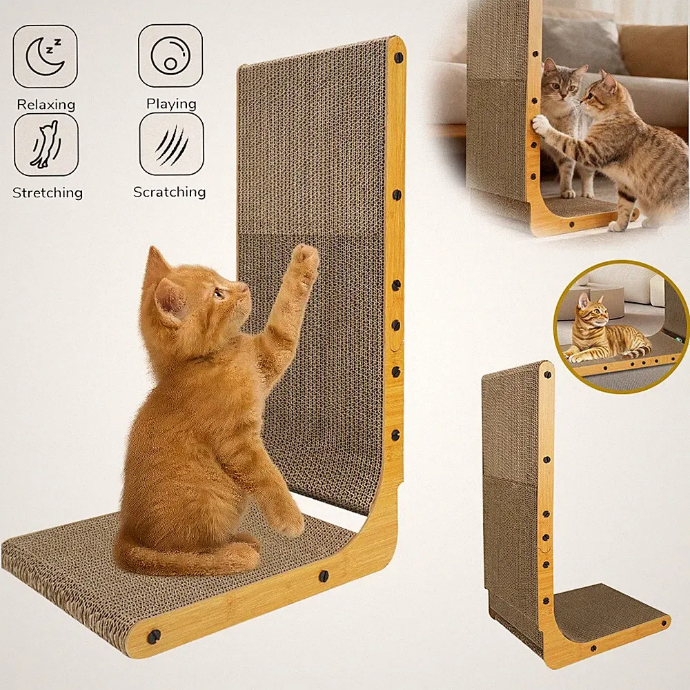 Kratzpappe Kratzbrett für Katzen Kratzmöbel Katzenkratzbrett Katzenkratzbaum