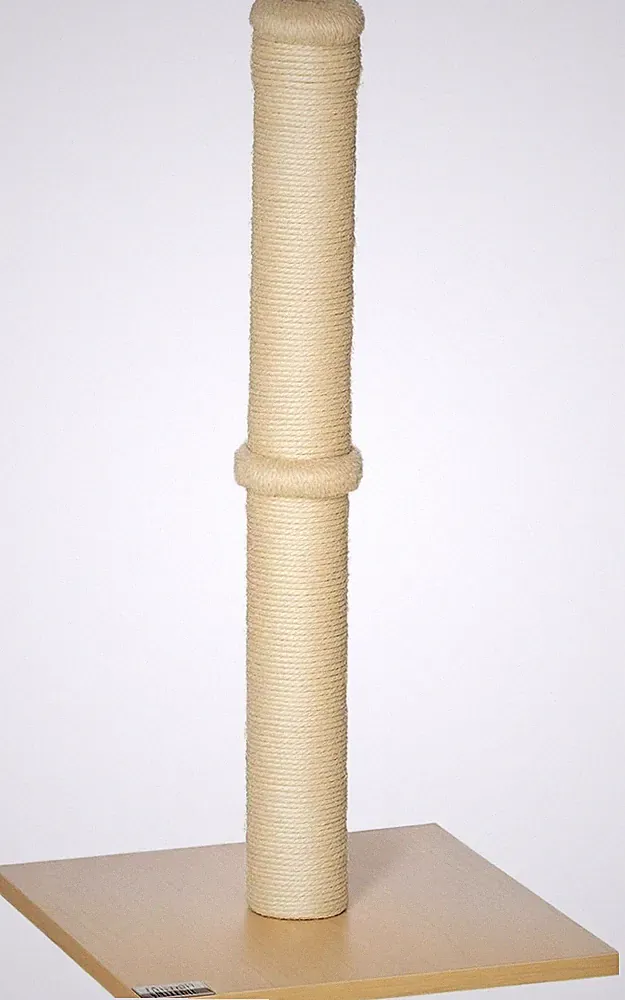 Kratzsäule 60 cm hoch Kratzstamm für Katzen bis 5 kg, Kratzbaum mit Sisalseil, B
