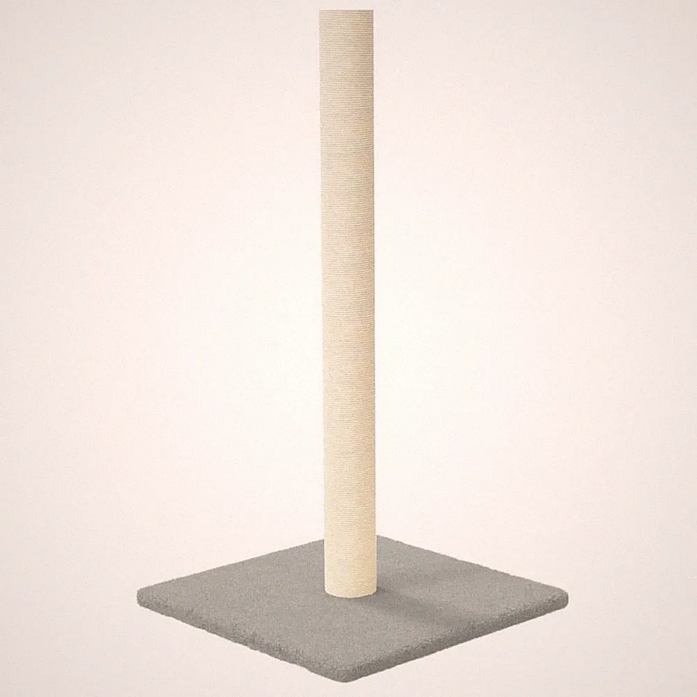 Kratzsäule Hellgrau 35x35x70 cm