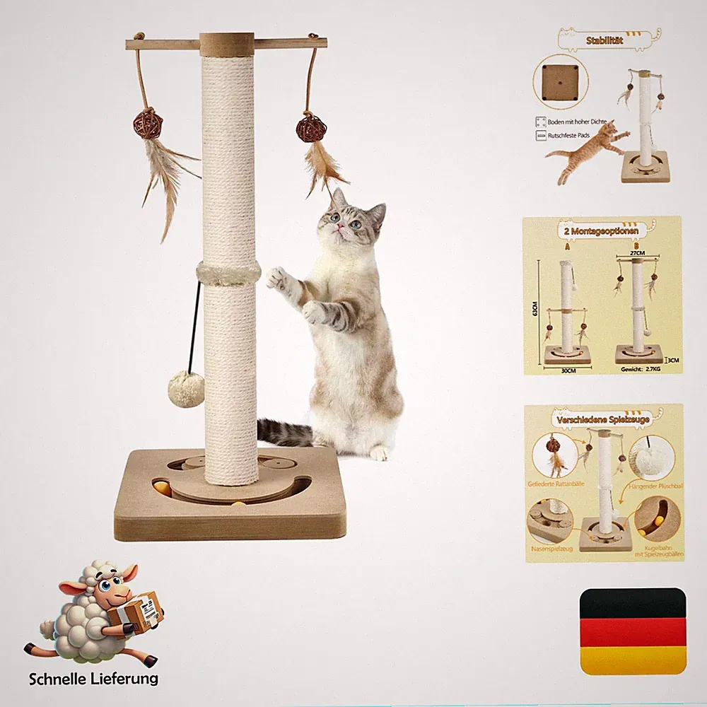 Lange Kratzsäule