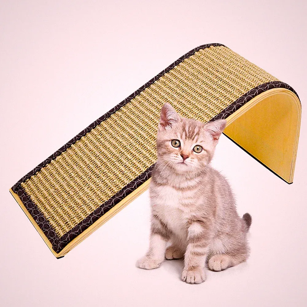 L Förmiger Kratzbaum für Katzen Im Innenbereich – Kitty Slope Supplies