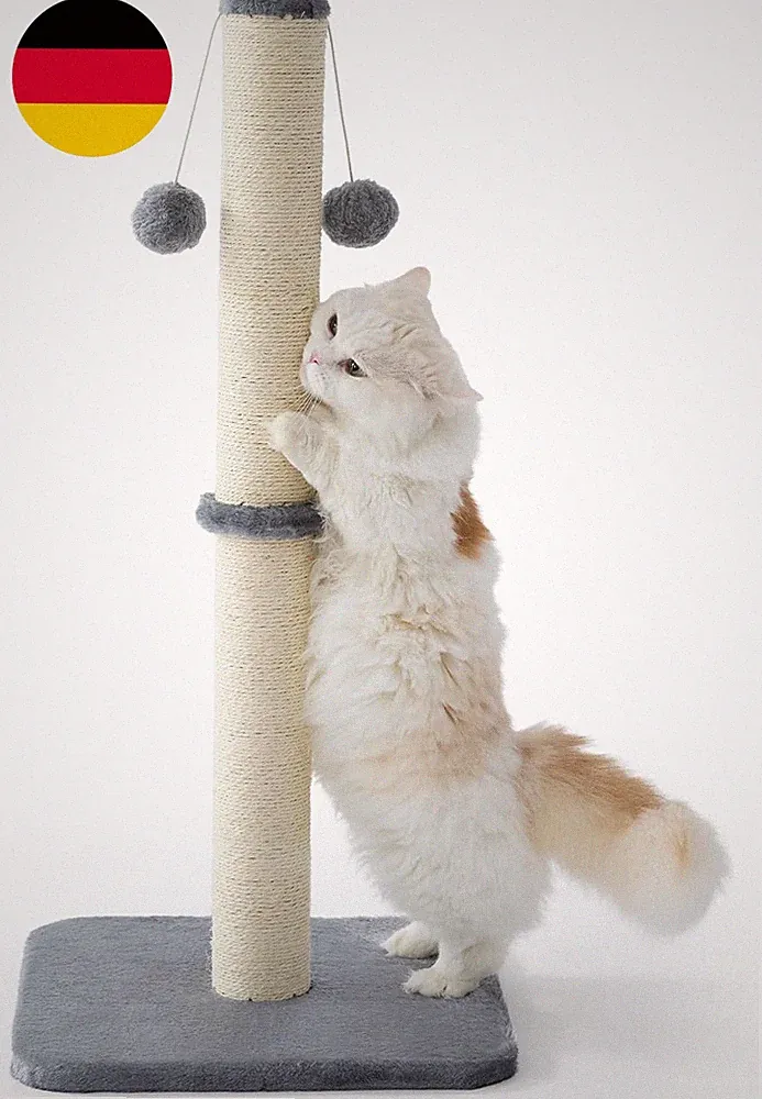 Lesure Kratzsäule Mittelgroßer Für Katzen Indoor 40X40X86Cm | Kratzstamm Mit Hän