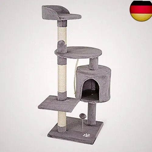 lionto Kratzbaum Kletterbaum Katzenkratzbaum Katzenbaum Höhe 112 cm Farbe