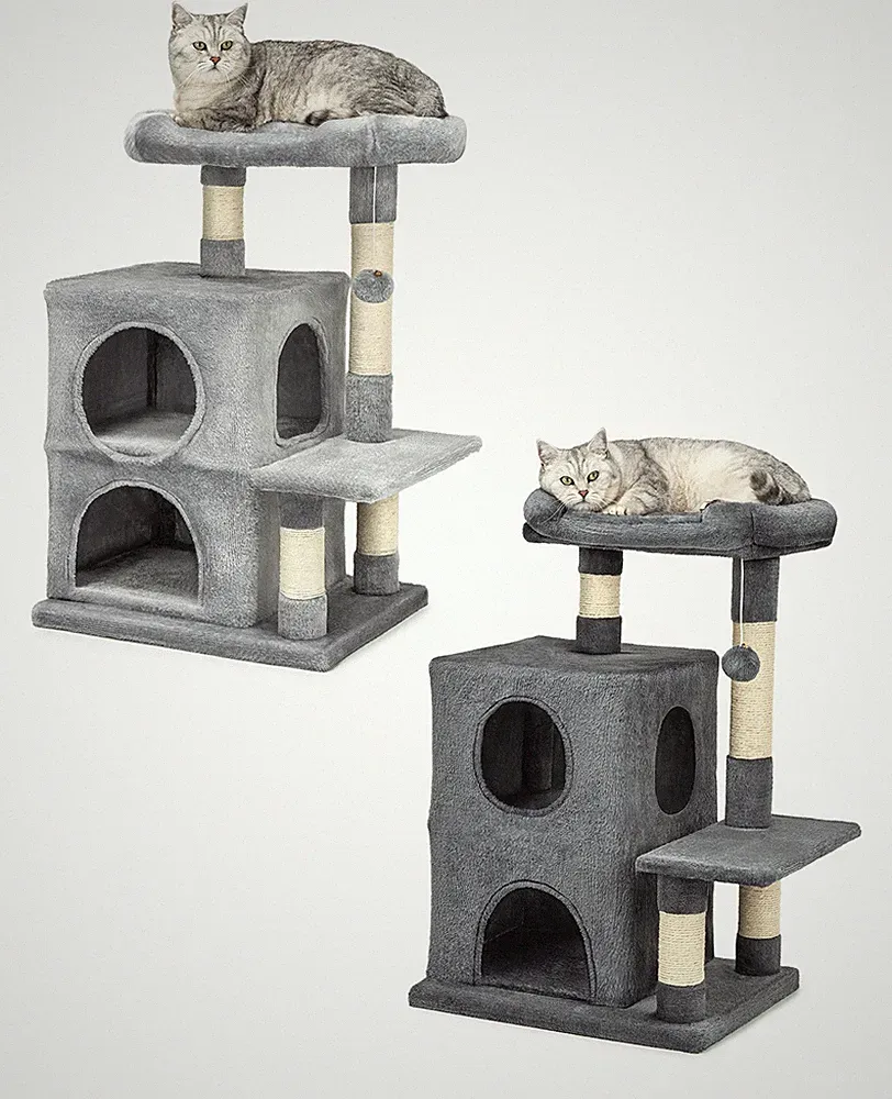 lionto Kratzbaum Kletterbaum Katzenkratzbaum Katzenbaum Höhe 80 cm Farbe wählbar